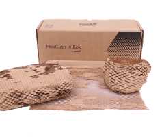Honeycomb Paper In Box 100m - Paper Bubble Wrap - 100% Recycled CONTINUAL SOLUTIONS